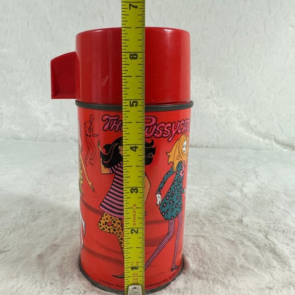 Vintage 1968 Josie the Pussycats Metal Thermos for Lunchbox Aladdin Industries - Picture 12 of 12
